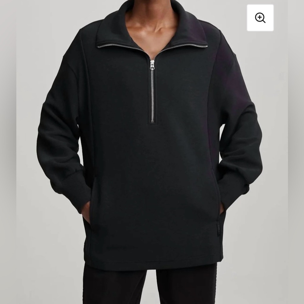 Varley | Fulham Longline 1/2 Zip | Black | Large | Excellent condition